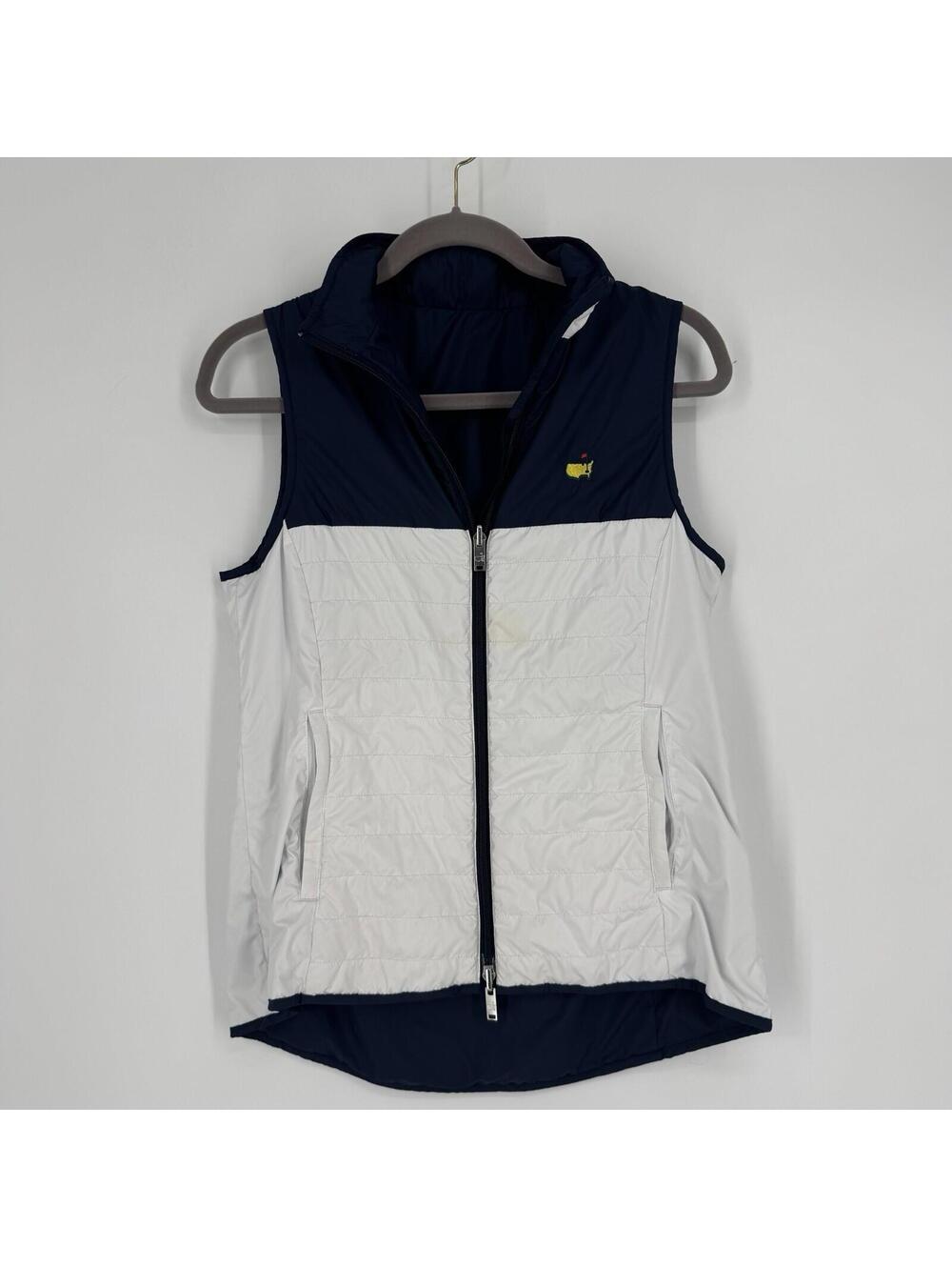 Magnolia Lane tech reversible vest womens medium M masters golf spring athletic